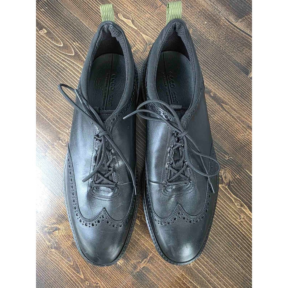 Ecco Phorene Men's Shoes Size 12 / 12.5 Black Leather Dress Oxford Shoes